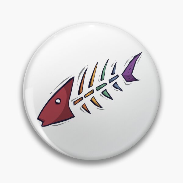 Item preview, Rainbow Fish Bones designed and sold by DesignsbyLKW.