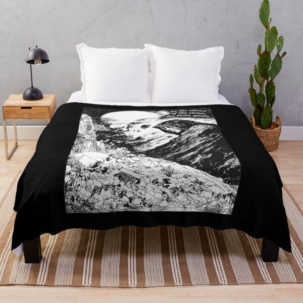 Item preview, Dark Moon Over Bone Mound Engraving designed and sold by MONALAMOUREA.