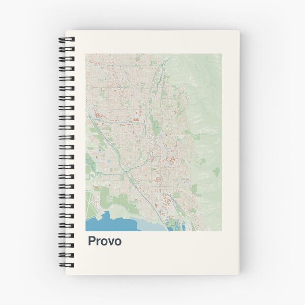 Item preview, Provo Minimalistic Map Art designed and sold by MapsNerd.