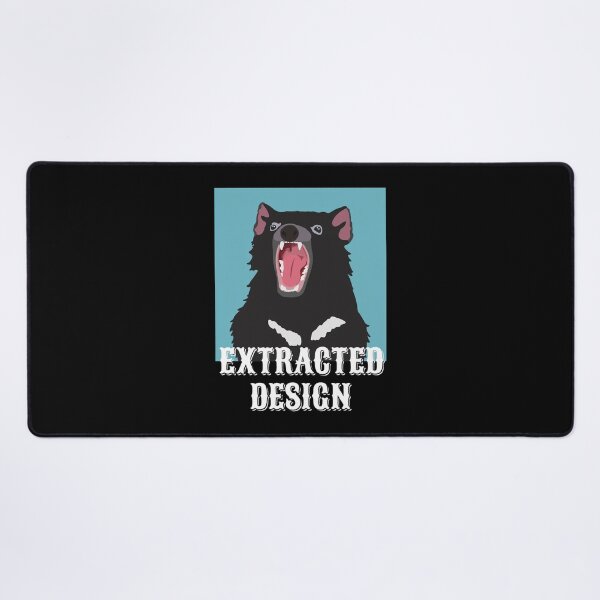 Item preview, Roaring Devil Portrait Blue Square designed and sold by CYNTHTHOMPSON.