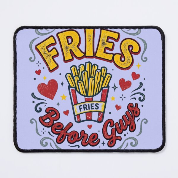 Item preview, Fries Before Guys – Funny Retro French Fries Food Lover Design designed and sold by RajDeals.