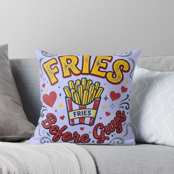 Item preview, Fries Before Guys – Funny Retro French Fries Food Lover Design designed and sold by RajDeals.