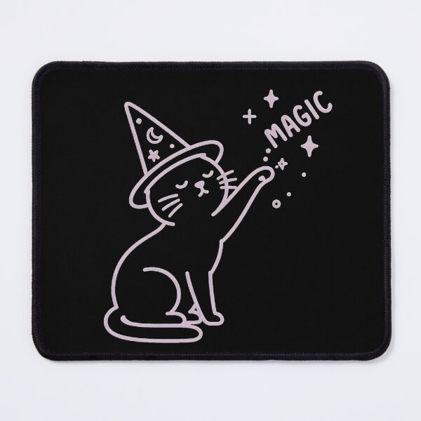 Item preview, Funny Cat Magic Stretch Outline Art designed and sold by SoyLamderma.