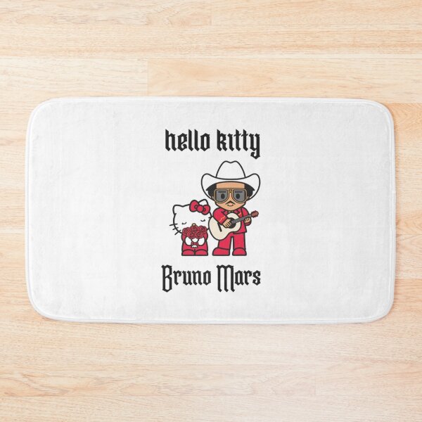 Item preview, Bruno Mars The Romantic Tour 2026, hello Bruno Kawaii Musician Red Suit designed and sold by CATTYHOLA.