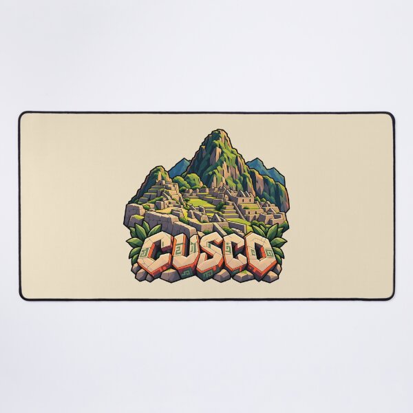 Item preview, Machu Picchu Cusco Peru – Inca Landmark Travel Illustration designed and sold by Leeded.
