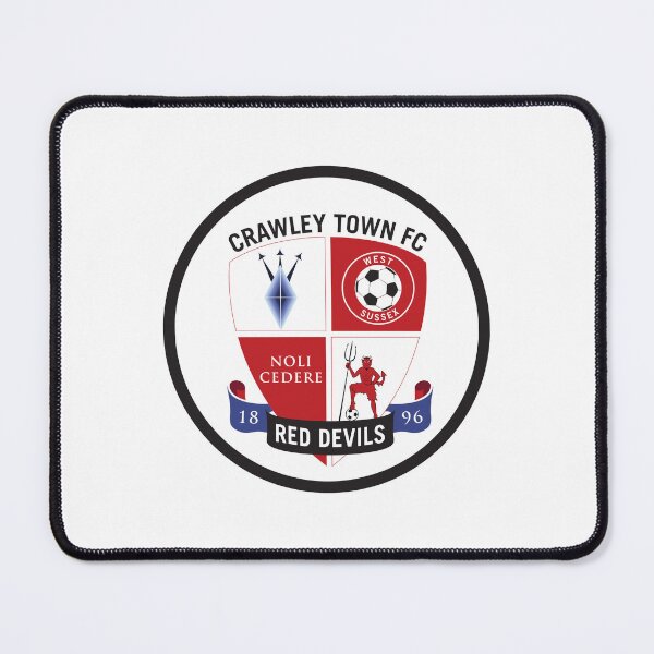 Item preview, Crawley Town Football Club Red Devils Badge Crest Vector Icon designed and sold by isoterus.