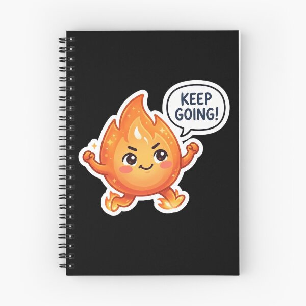 Item preview, Keep Going Kawaii Flame designed and sold by Cerys-GS.