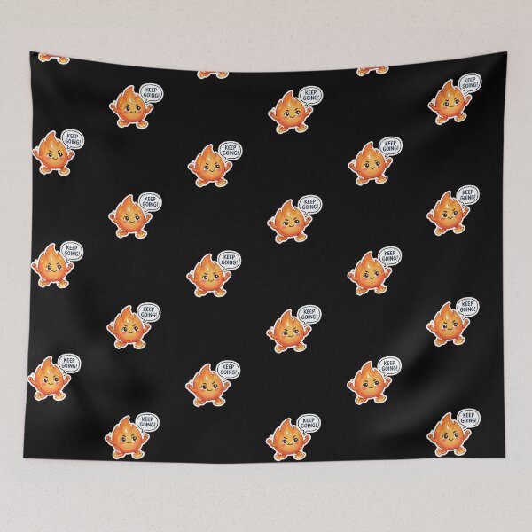Item preview, Keep Going Kawaii Flame designed and sold by Cerys-GS.
