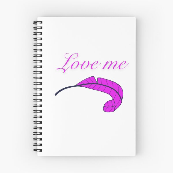 Item preview, Love Me – Neon Pink Feather Typography designed and sold by VariusDesigns.