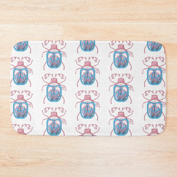 Item preview, Subtle Transgender Pride Beetle designed and sold by Lavender Crow YYC.
