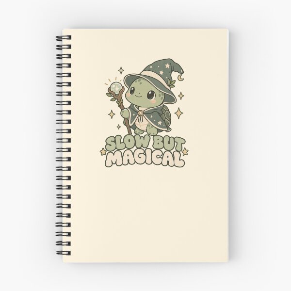 Item preview, Slow But Magical Wizard Turtle Mascot Cute Character designed and sold by Yellowriversss.