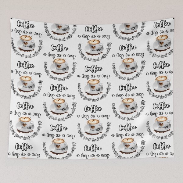 Item preview, Coffee Lovers  Coffee Quotea( Coffee A Hug In A Mug Warming Your Soul With Each Sip ) designed and sold by jeremyahgrau.