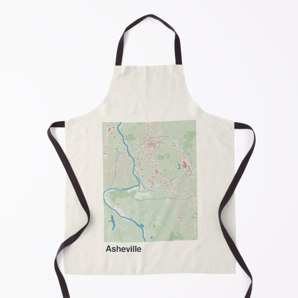 Item preview, Asheville Minimalistic Map Art designed and sold by MapsNerd.