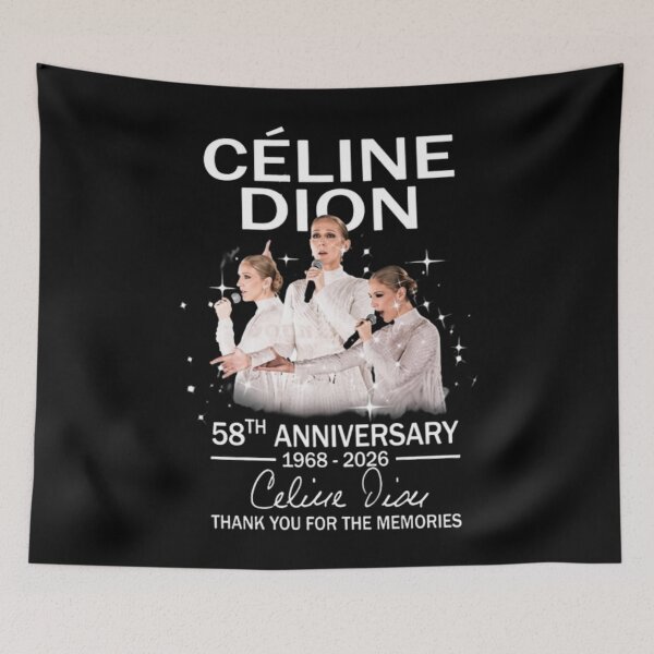 Item preview, Celine Dion 58 Years, 2026 Celine Dion Paris Tour designed and sold by CATTYHOLA.