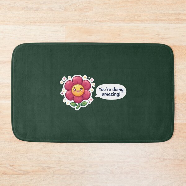 Item preview, You’re Doing Amazing Kawaii Flower designed and sold by Cerys-GS.