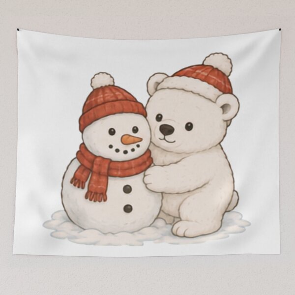 Item preview, Snow Day Fun Polar Bear designed and sold by MellowMunchkins.