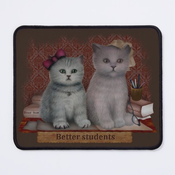 Item preview, Cute cats are studying designed and sold by vespertine4u.