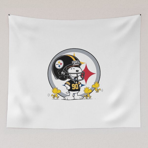 Item preview, Snoopy And Woodstock Pittsburgh Steelers Football Fan Game Day designed and sold by DamianRoy88.