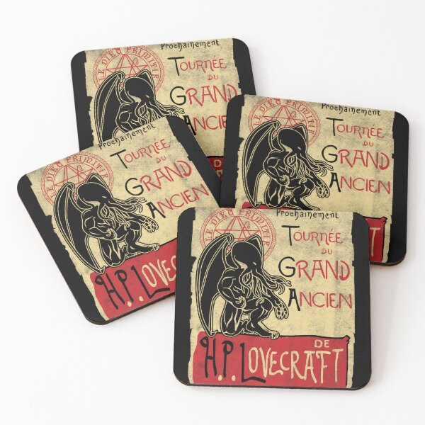 Item preview, Tournée du Grand Ancien Lovecraft Vintage Flyer designed and sold by KEIDIMATURCHIE.