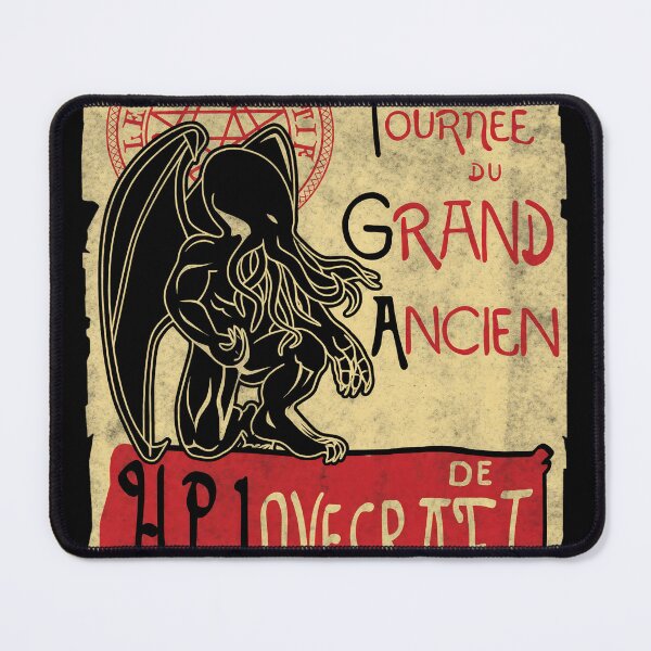 Item preview, Tournée du Grand Ancien Lovecraft Vintage Flyer designed and sold by KEIDIMATURCHIE.