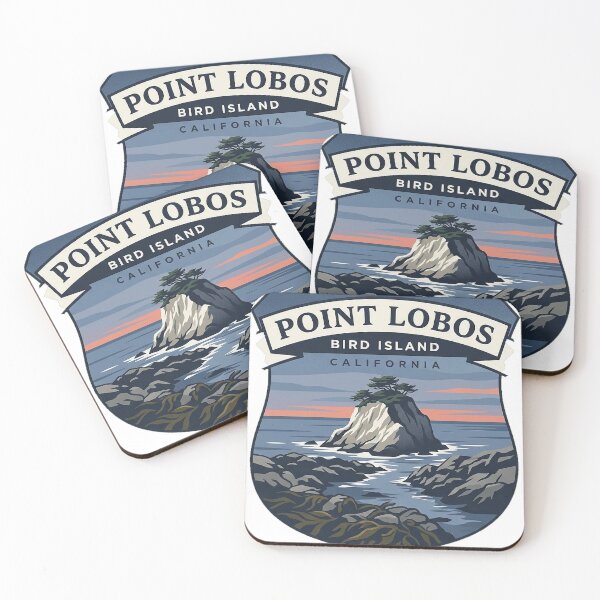 Item preview, Bird Island Point Lobos Heraldic Crest Sticker designed and sold by DetourDgn.