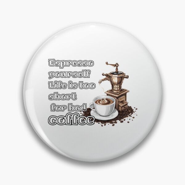 Item preview, Coffee Lovers Life Is Too Short For Bad Coffee designed and sold by jeremyahgrau.
