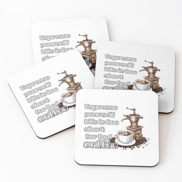 Item preview, Coffee Lovers Life Is Too Short For Bad Coffee designed and sold by jeremyahgrau.