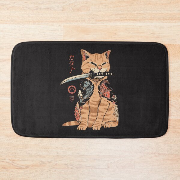 Item preview, Catana Redefined Artistic Cat and Katana Sword Graphic Design designed and sold by StrangeDesigns.