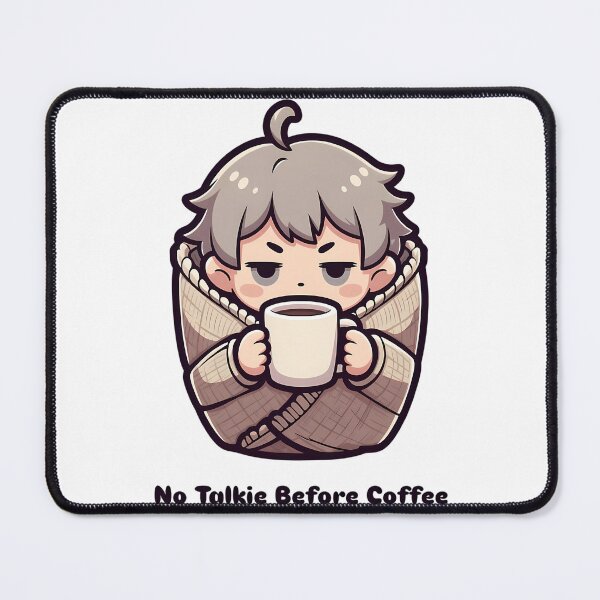 Item preview, No Talkie Before Coffee designed and sold by jeremyahgrau.