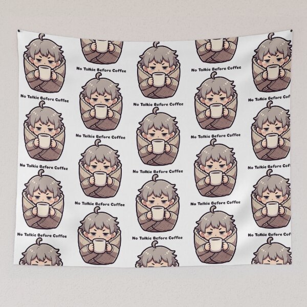 Item preview, No Talkie Before Coffee designed and sold by jeremyahgrau.