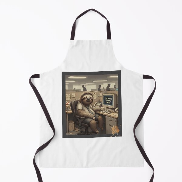 Item preview, Office Tired Sloth Time For Me To Drink Coffee designed and sold by jeremyahgrau.
