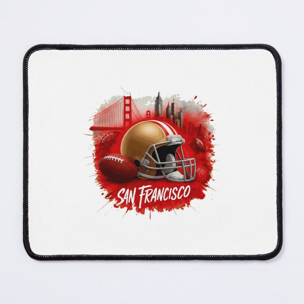 Item preview, SF City Skyline Football Helmet Graphic designed and sold by ReidheadZ.