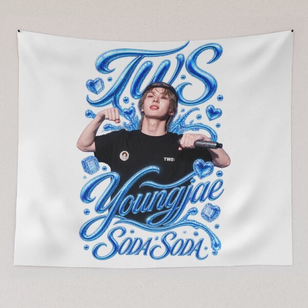 Item preview, Cool Aqua Bubble Water Drop Concept TWS Youngjae designed and sold by Valeree Store.