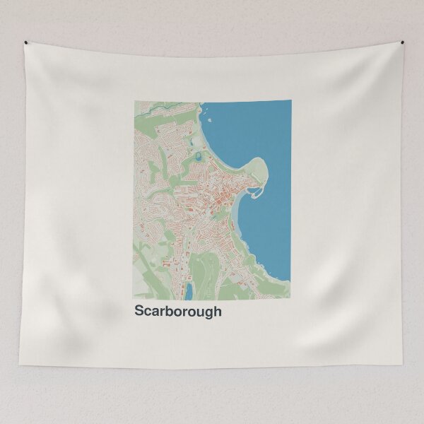 Item preview, Scarborough Minimalistic Map Art designed and sold by MapsNerd.