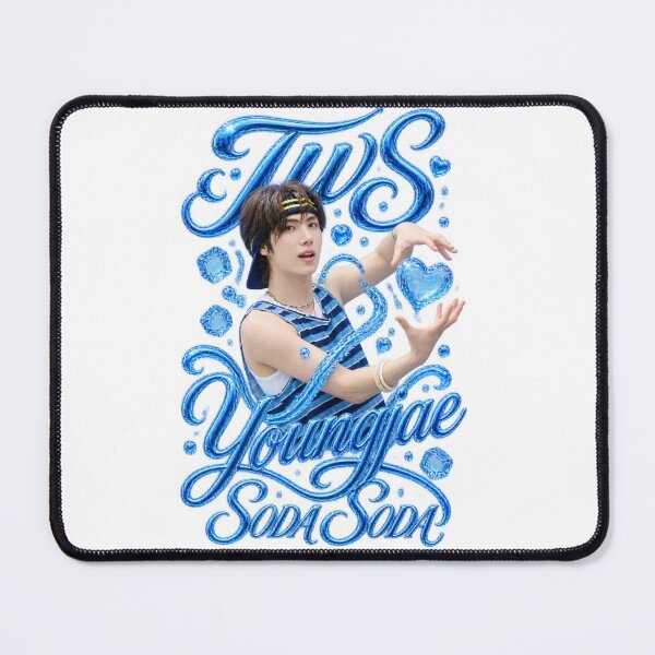 Item preview, Sparkling Water Ripple Aqua Frame TWS Youngjae designed and sold by Valeree Store.