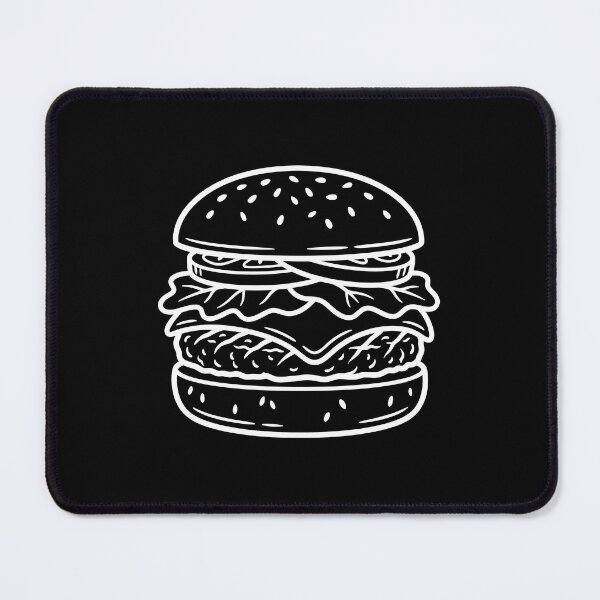 Item preview, Minimalist Burger Line Art designed and sold by seven things shop.