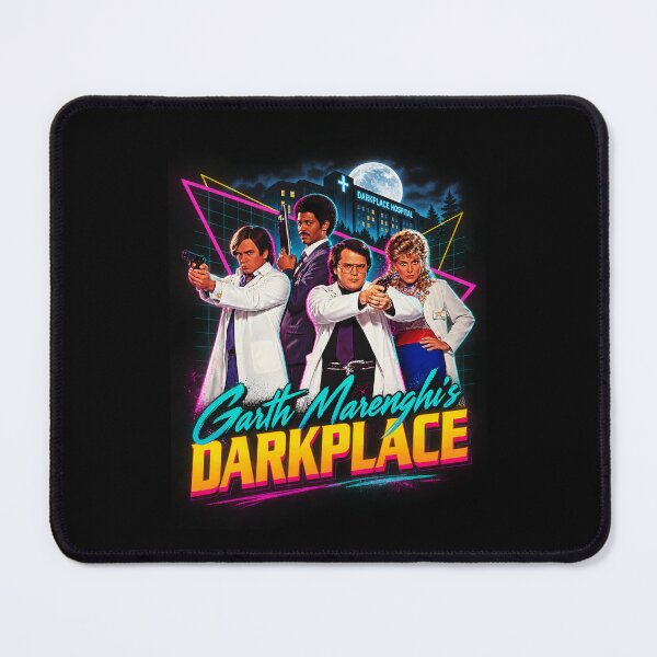 Item preview, Retro Neon Darkplace Hospital Poster designed and sold by Gerhard-VIN.