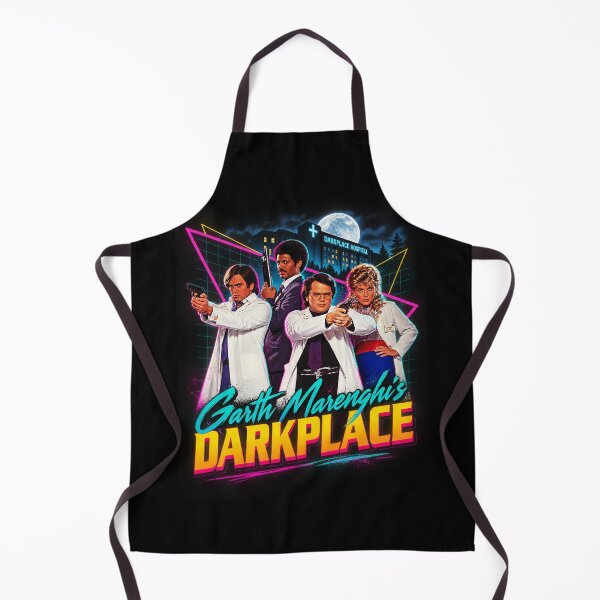 Item preview, Póster retro de neón del hospital Darkplace designed and sold by Gerhard-VIN.
