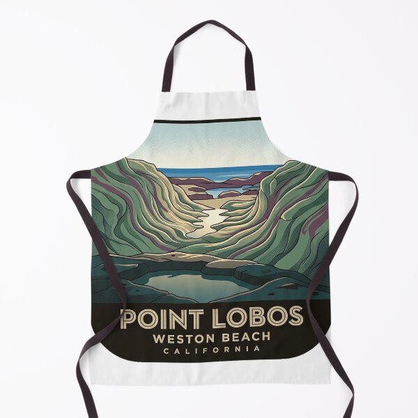 Item preview, Weston Beach Point Lobos Jade Rock Art Deco Sticker designed and sold by DetourDgn.
