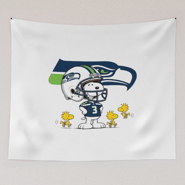 Item preview, Snoopy And Woodstock Seattle Seahawks Football Fan Game Day designed and sold by DamianRoy88.