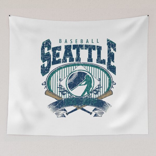 Item preview, Seattle Baseball Retro Vintage Kid's Tee designed and sold by VianDuell01.