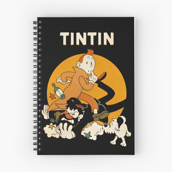 Item preview, Tintin Action Mashup - Tintin, Captain Haddock & Snowy designed and sold by Epicfunchart.