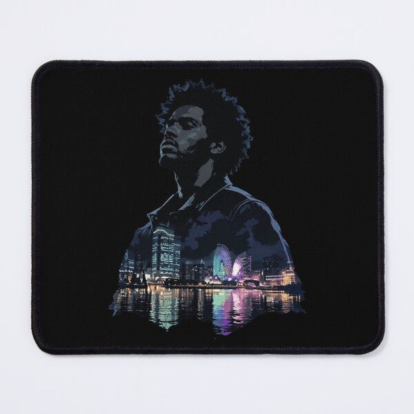 Item preview, Ichiban Yokohama Retro City Skyline Double Exposure designed and sold by BarnettemarArts.