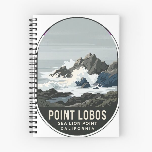 Item preview, Sea Lion Point Point Lobos Vintage Surf Badge Sticker designed and sold by DetourDgn.