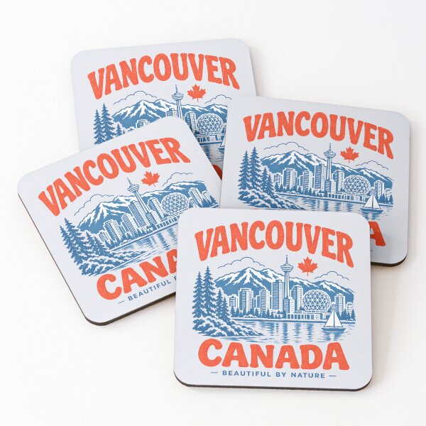 Item preview, Vancouver Canada Retro City designed and sold by HowToCanadian.