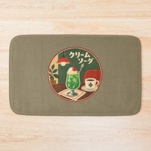 Item preview, Retro Kissaten Cream Soda – Japanese Vintage Café designed and sold by mellow-koko.