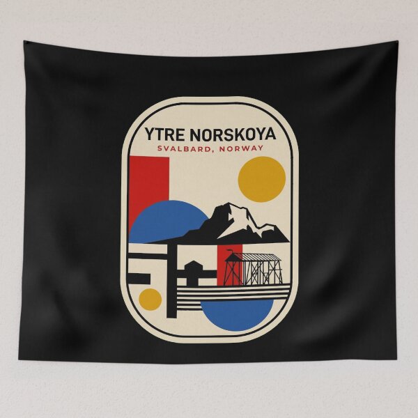 Item preview, Retro Ytre Norskoya Bauhaus Geometric Skyline designed and sold by k3rstman1.
