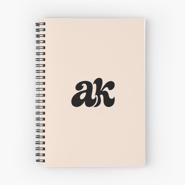 Item preview, Retro Bold AK Monogram Logo designed and sold by DigArtis.