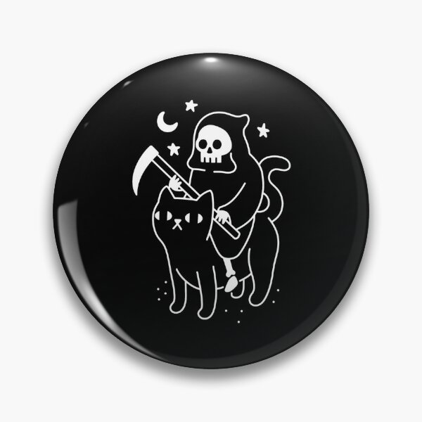Item preview, Grim Rider on Feline Companion Outline Art designed and sold by KEIDIMATURCHIE.