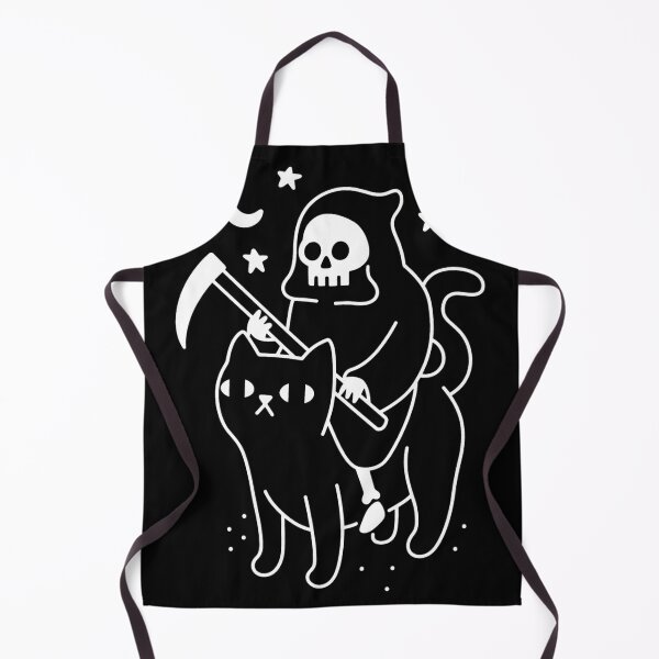Item preview, Grim Rider on Feline Companion Outline Art designed and sold by KEIDIMATURCHIE.
